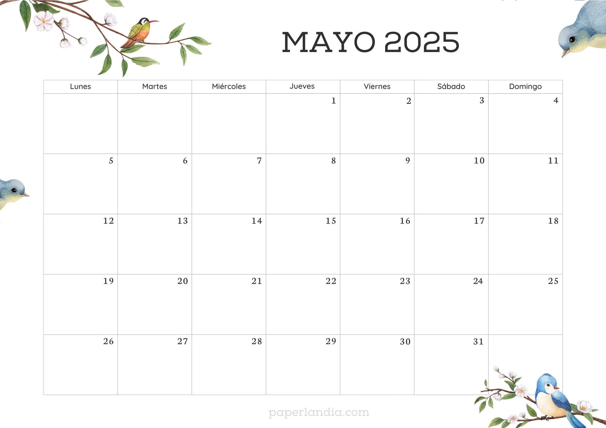 calendario-2025-mensual-para-descargar-gratis