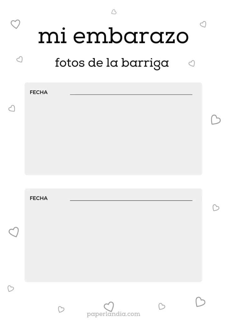 Mi embarazo: fotos de la barriga con corazones V2 09