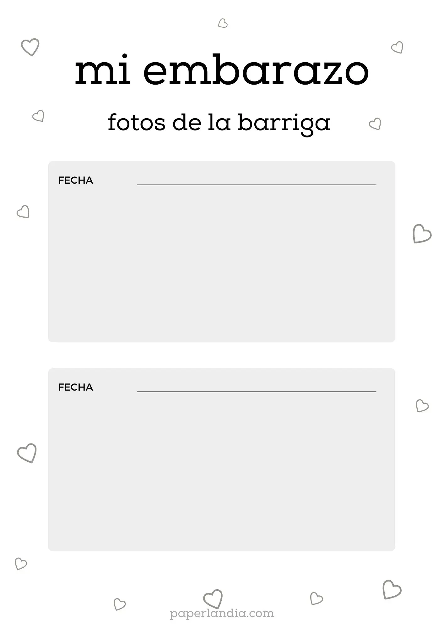 Mi embarazo: fotos de la barriga con corazones V2-09