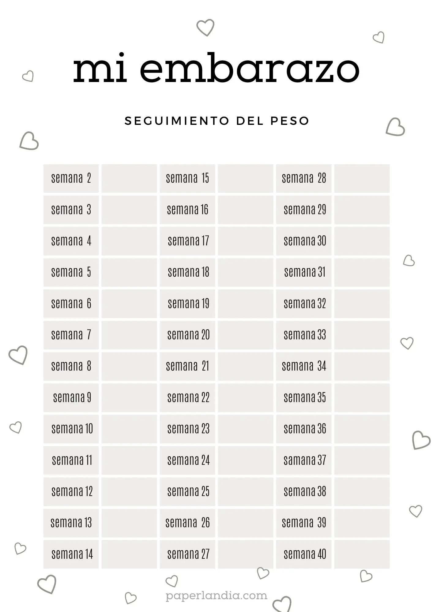Mi embarazo: seguimiento del peso con corazones V2-01